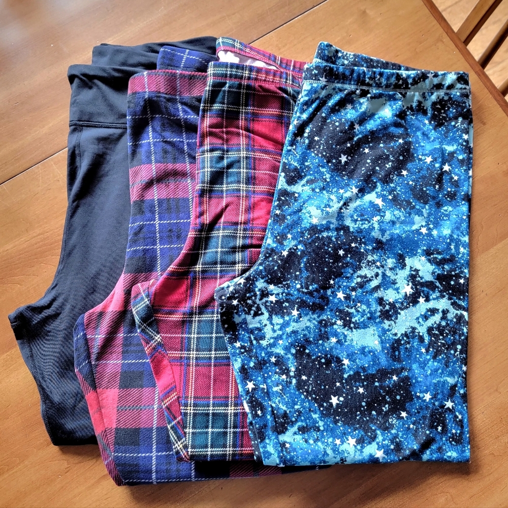 CLIMATE RIGHT Cuddl Duds Leggings Pants Bottoms XL Bundle 4 PAIR!!